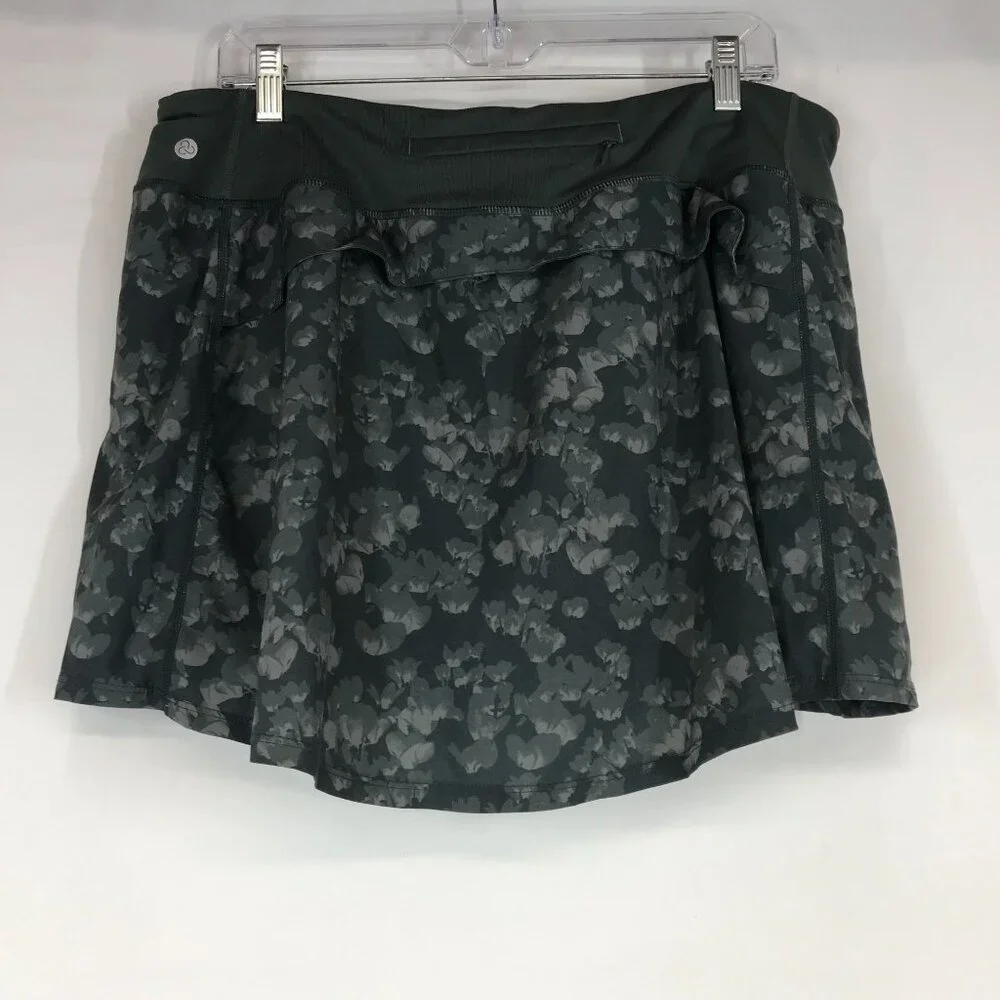 ZELLA- WOMEN'S 1X - GREEN ELASTIC WAIST ACTIVEWEAR SKORT/SKIRT